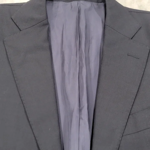 40R Men's SUITSUPPLY Wool Lazio Blazer Slim Fit Vitale Barberis Blue Sport Coat